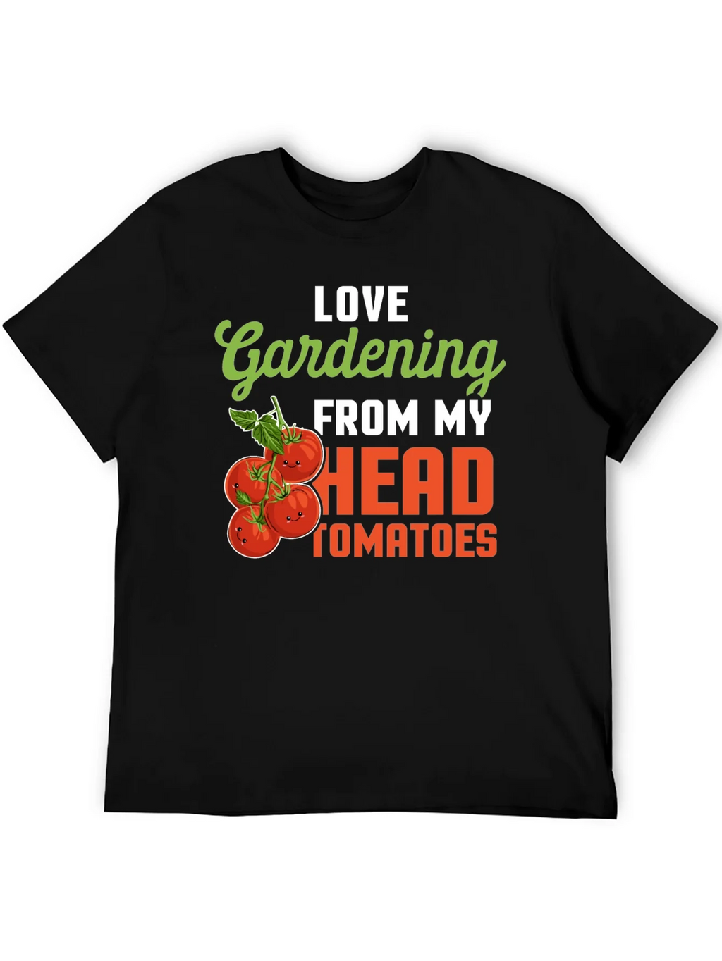Gardening Tomato Humor T-Shirt - Love From My Head Tomatoes product image 5