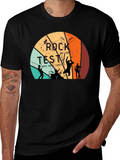 Rock the Test Retro Band T-Shirt product image 1