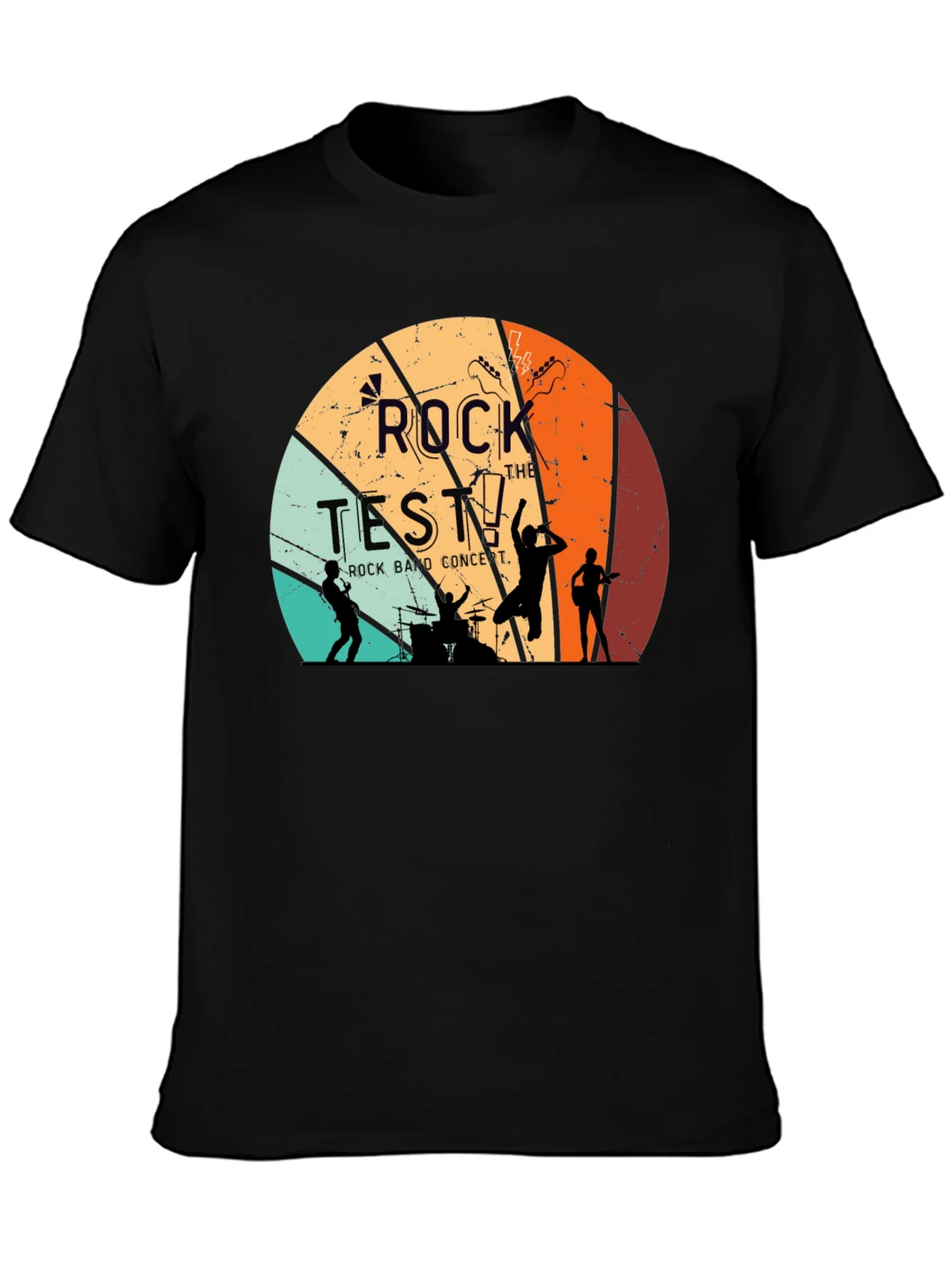 Rock the Test Retro Band T-Shirt product image 3