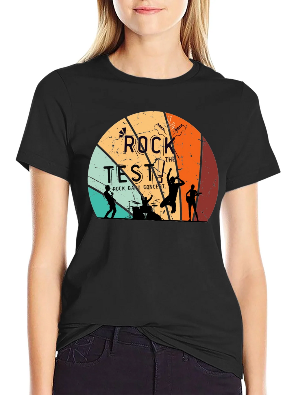 Rock the Test Retro Band T-Shirt product image 2
