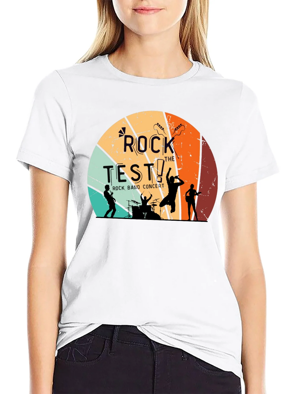 Rock the Test Retro Band T-Shirt product image 8