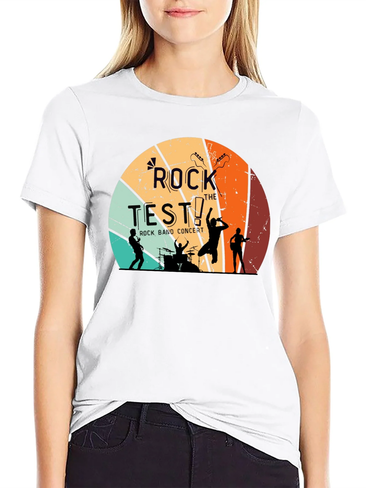 Rock the Test Retro Band T-Shirt product image 8