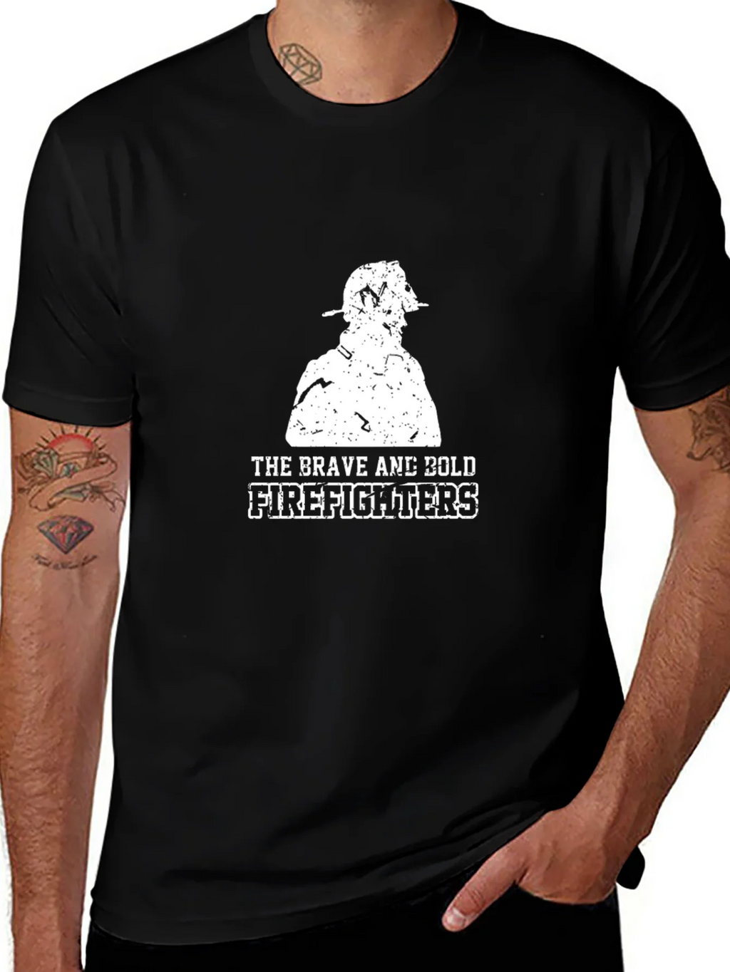 Brave & Bold Firefighters T-Shirt product image 1