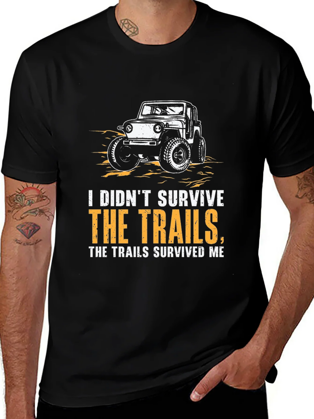 Off-Roading Humor Graphic T-Shirt - Trail Survivor product image 1