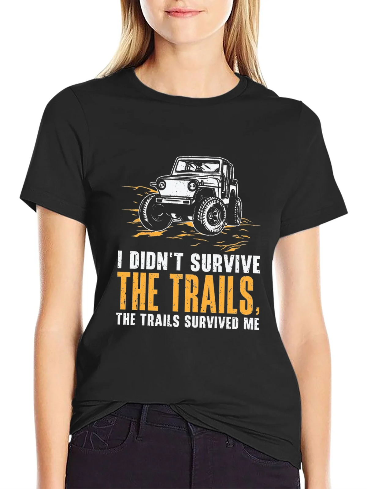 Off-Roading Humor Graphic T-Shirt - Trail Survivor product image 2