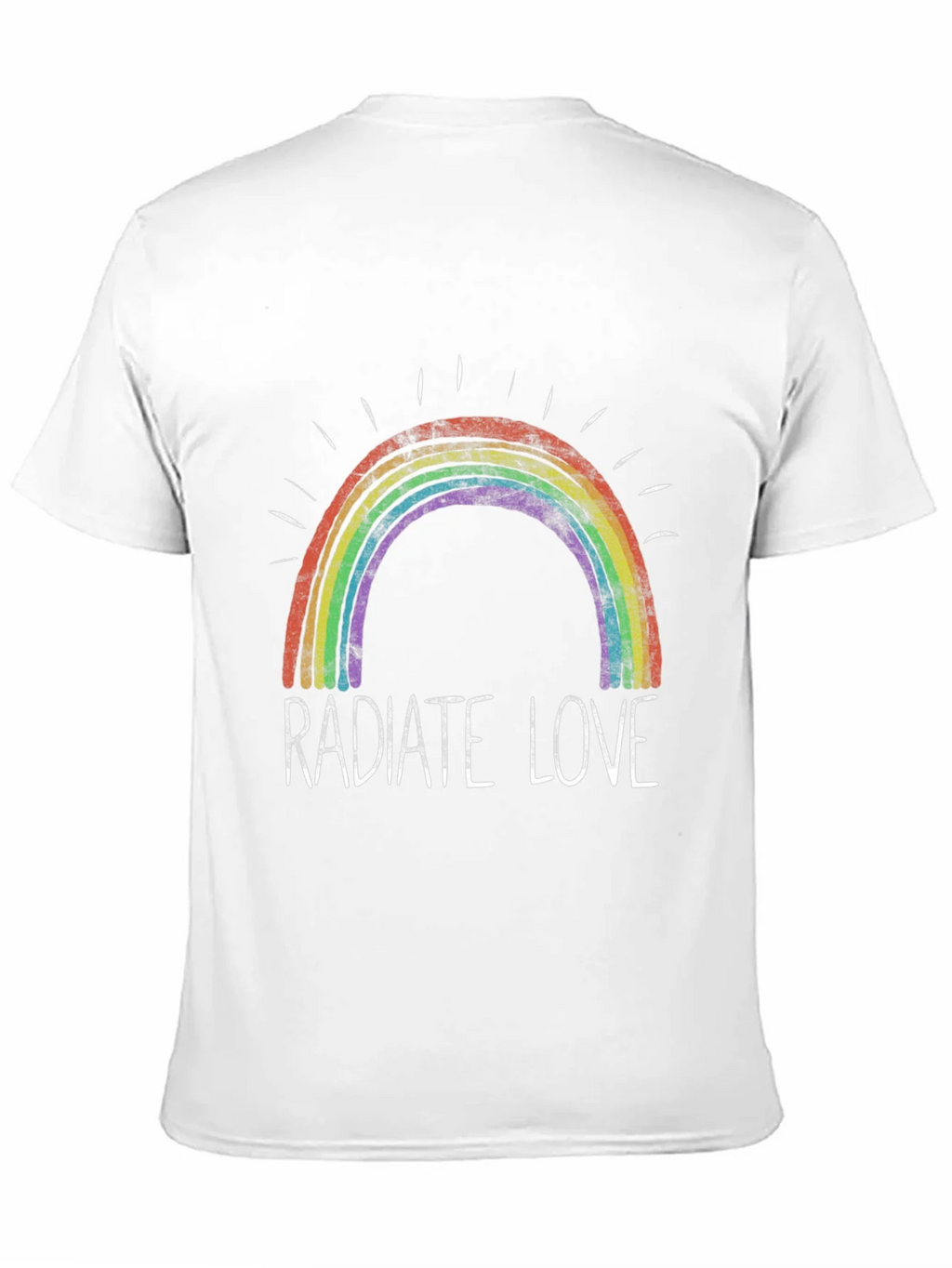 Radiate Love Rainbow Graphic T-Shirt product image 10