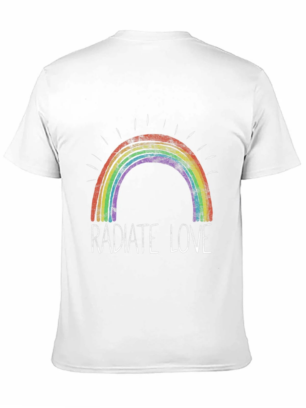 Radiate Love Rainbow Graphic T-Shirt product image 10