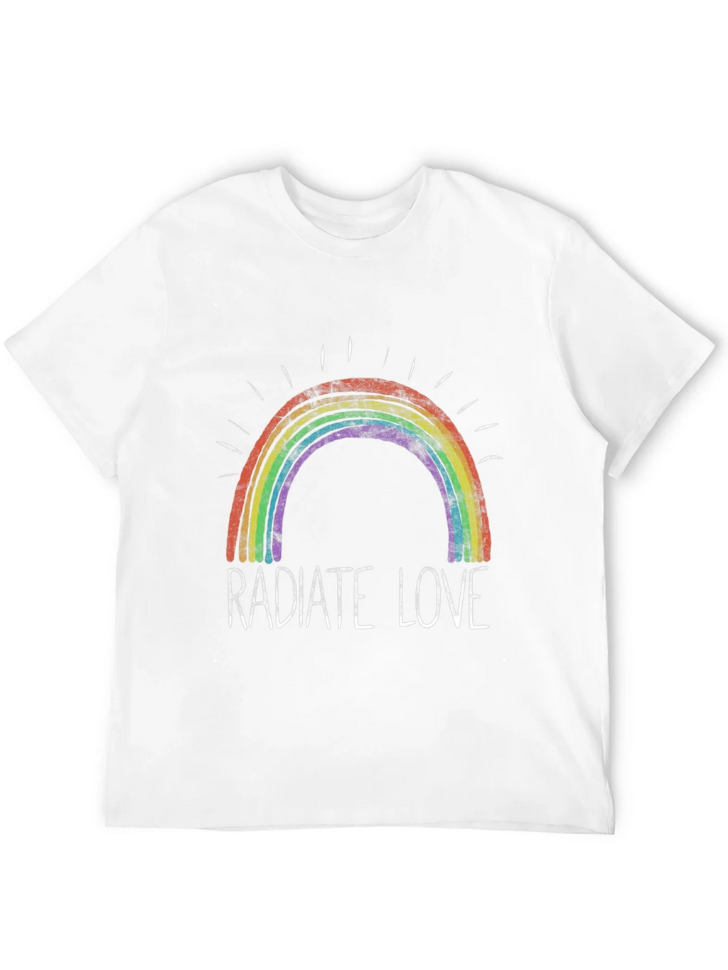 Radiate Love Rainbow Graphic T-Shirt product image 11