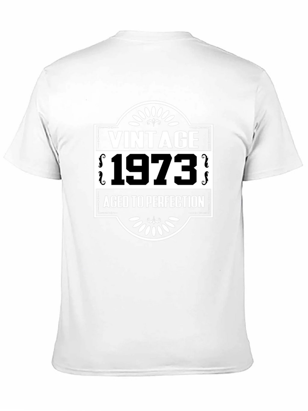 Vintage 1973 Aged to Perfection Black T-Shirt product image 10