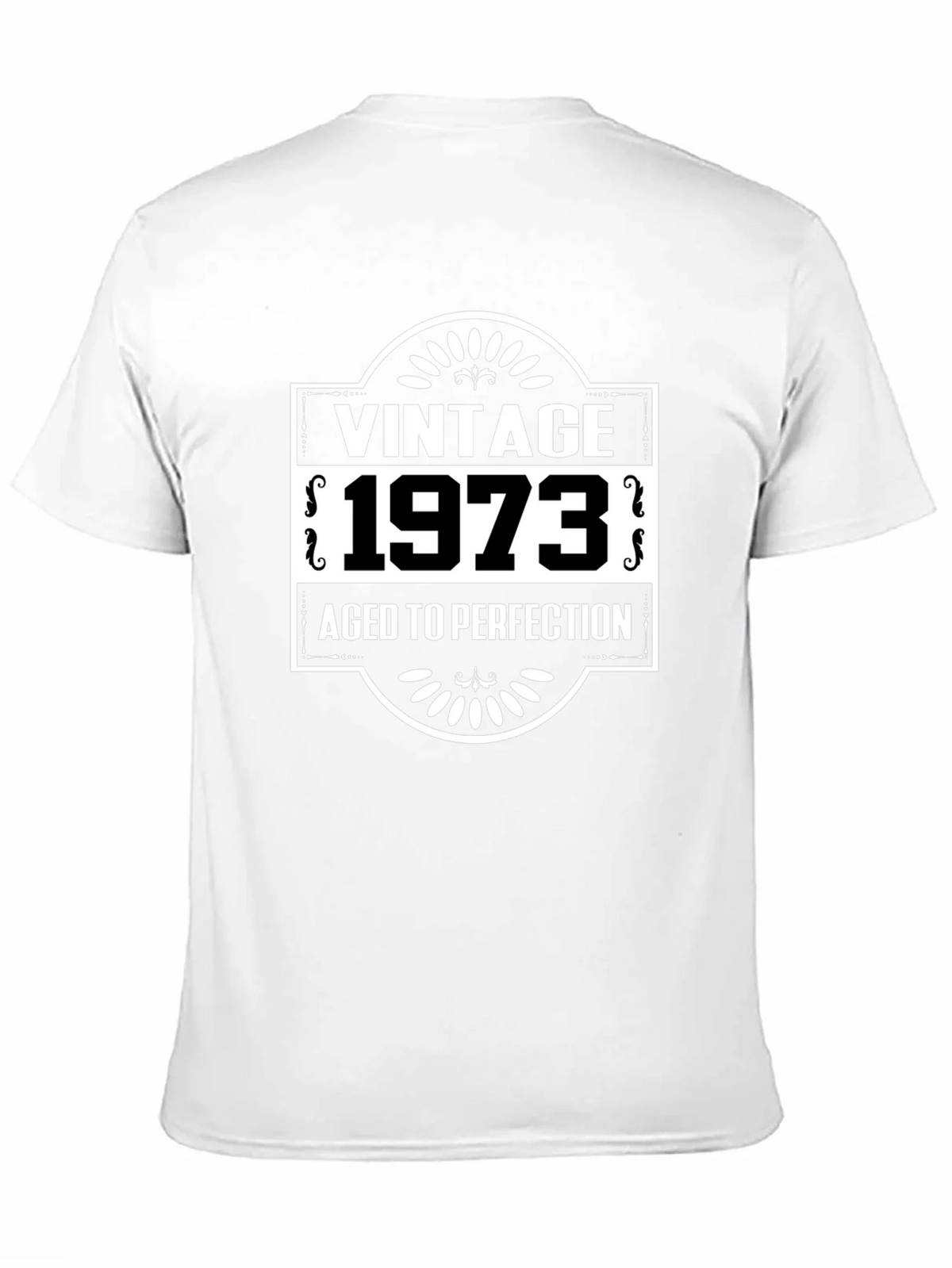 Vintage 1973 Aged to Perfection Black T-Shirt product image 10