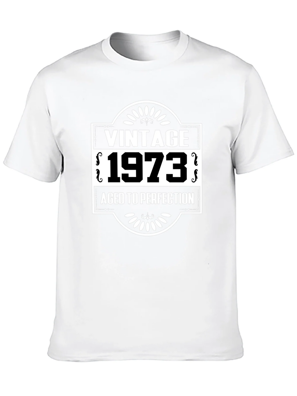 Vintage 1973 Aged to Perfection Black T-Shirt product image 9