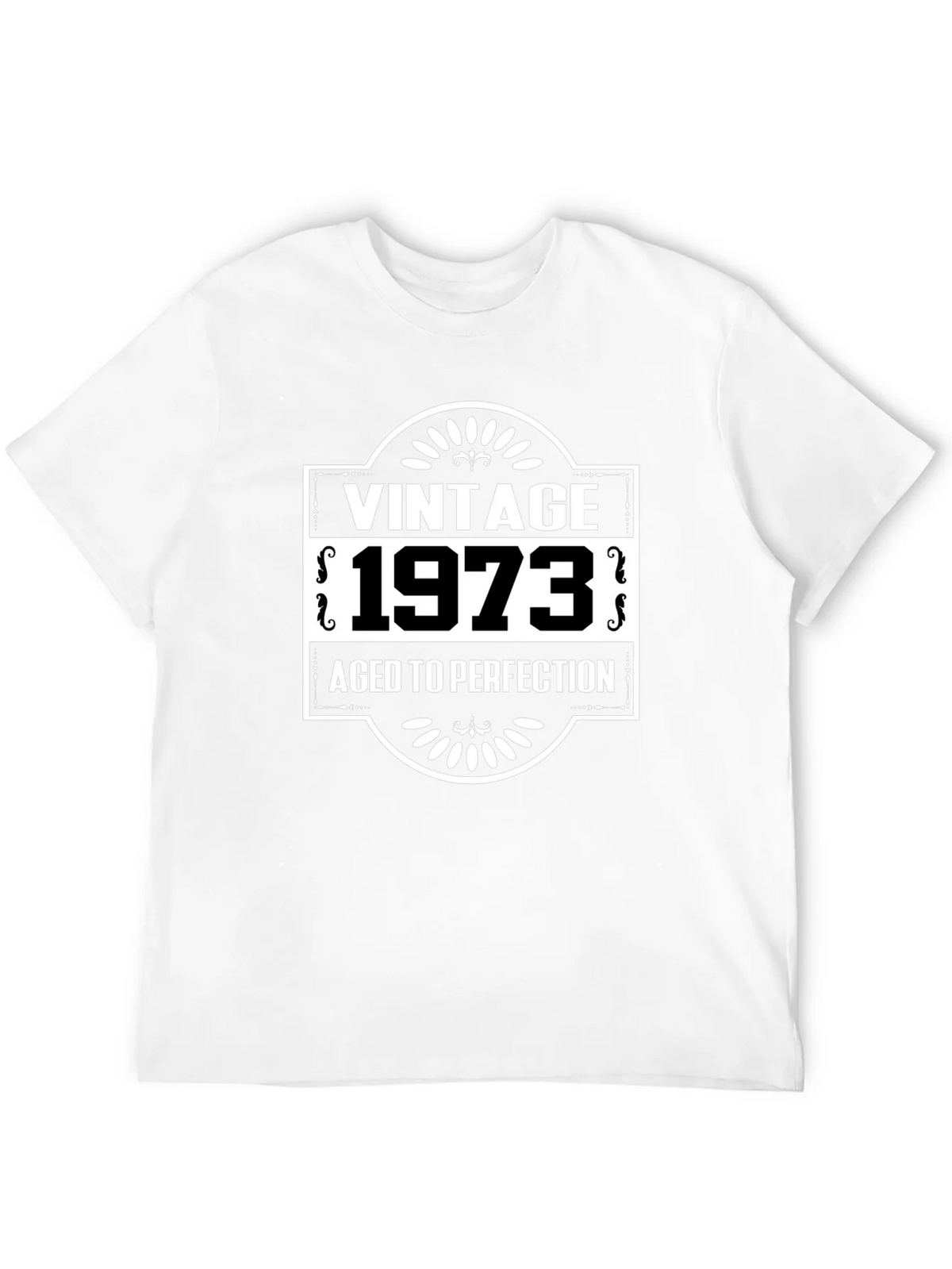 Vintage 1973 Aged to Perfection Black T-Shirt product image 11