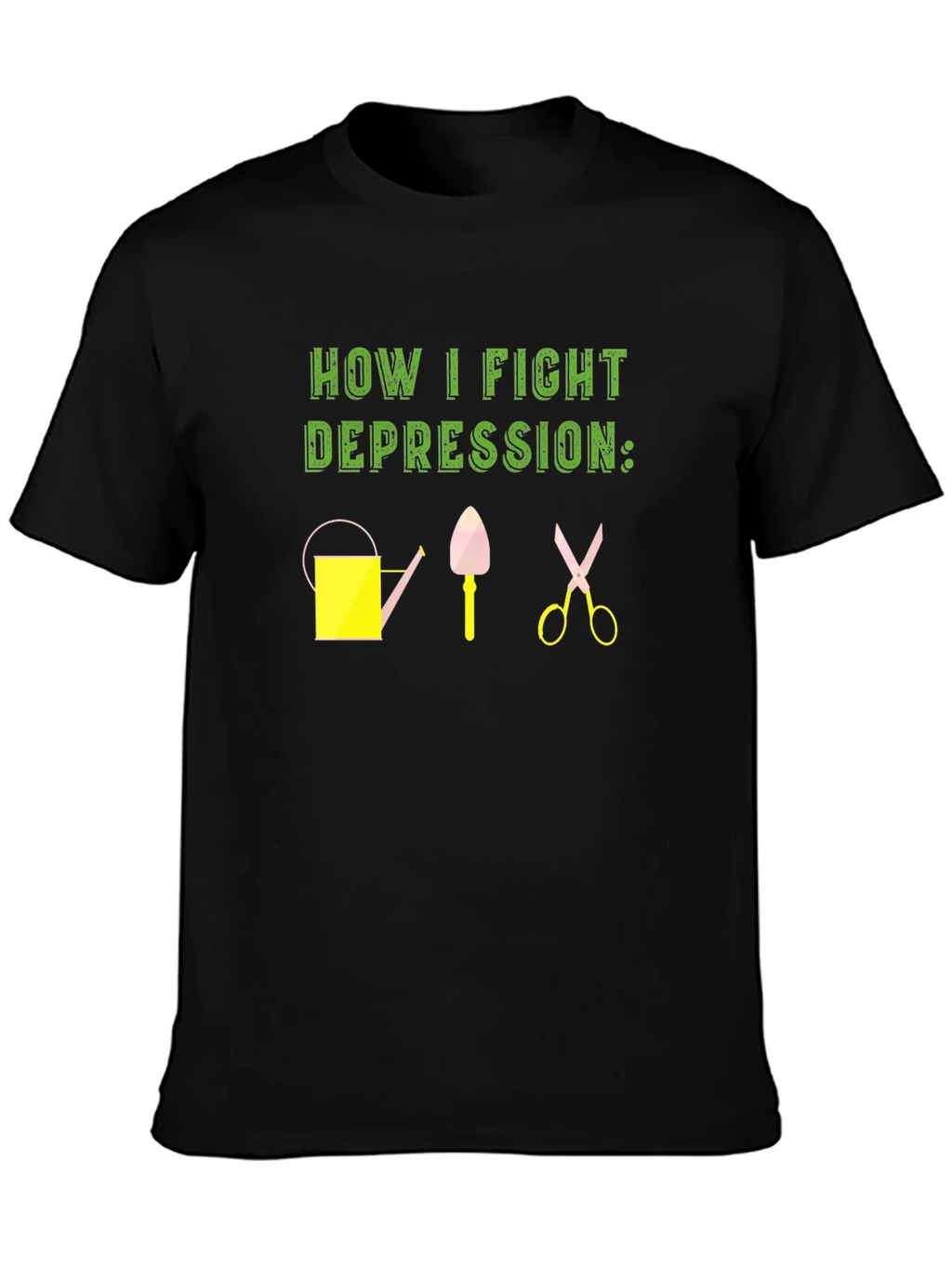 Gardening Therapy T-Shirt - Fight Depression product image 3