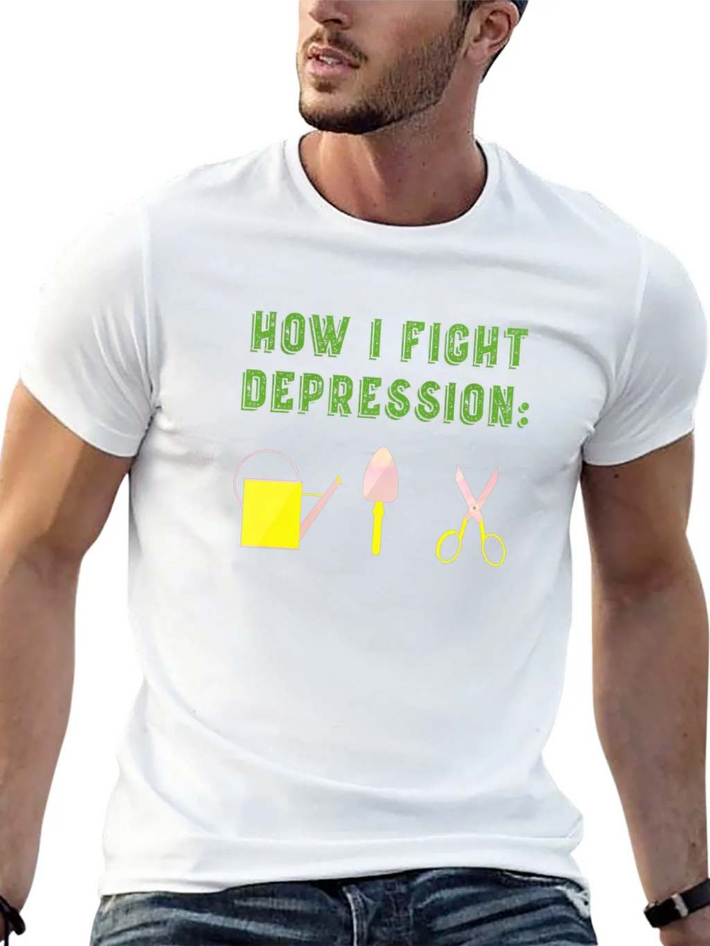 Gardening Therapy T-Shirt - Fight Depression product image 12