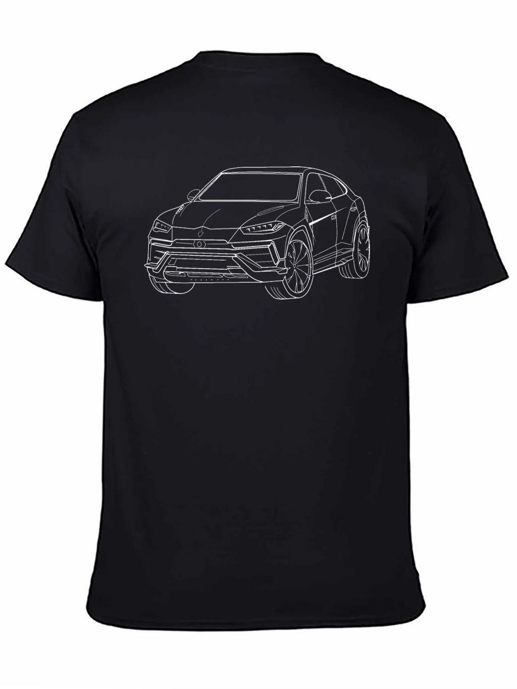 Lamborghini Urus Outline Graphic Tee - Black product image 4