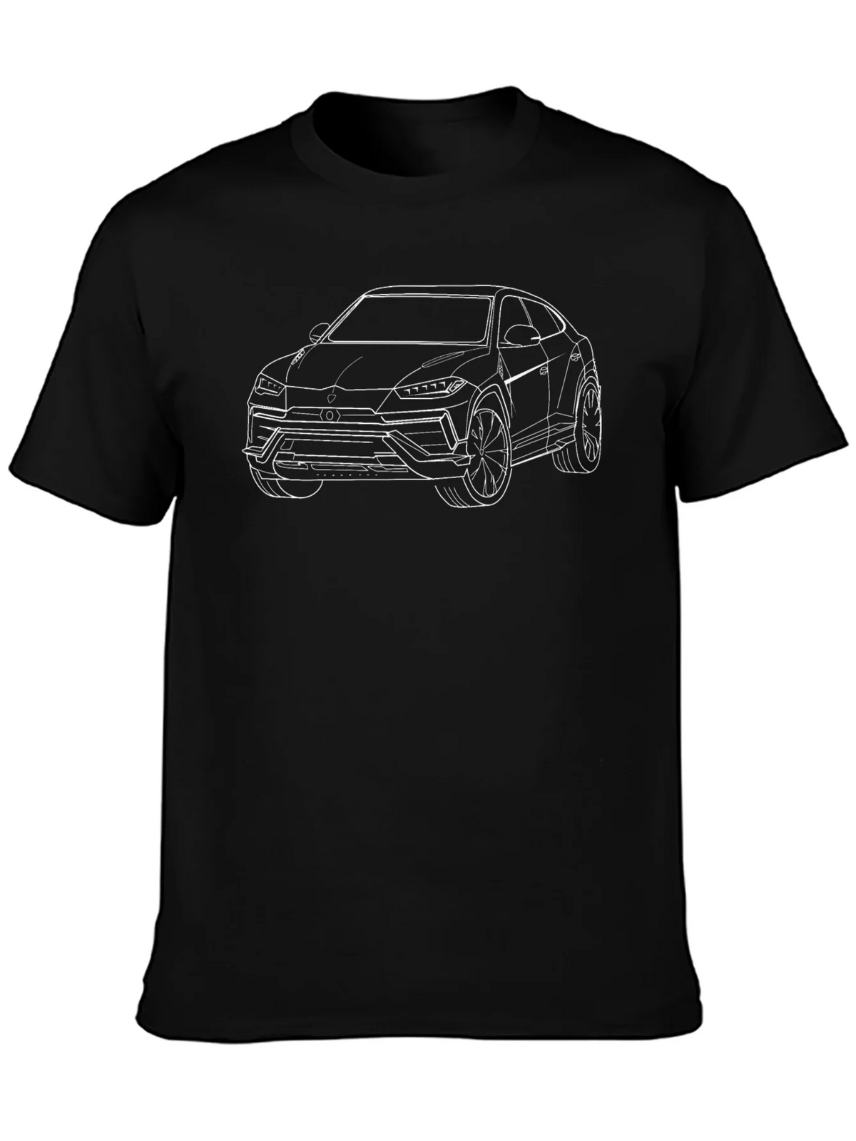 Lamborghini Urus Outline Graphic Tee - Black product image 3