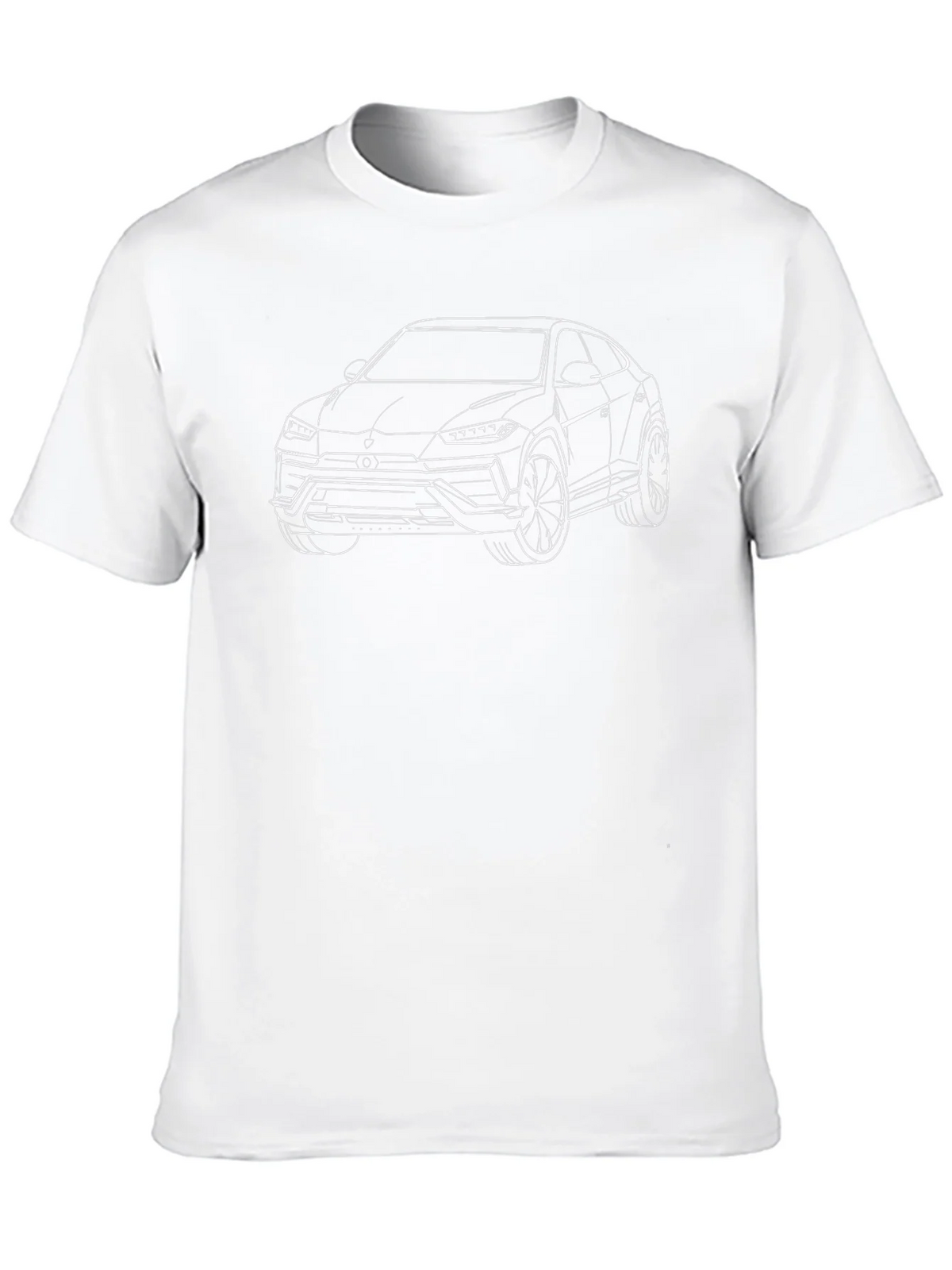 Lamborghini Urus Outline Graphic Tee - Black product image 9