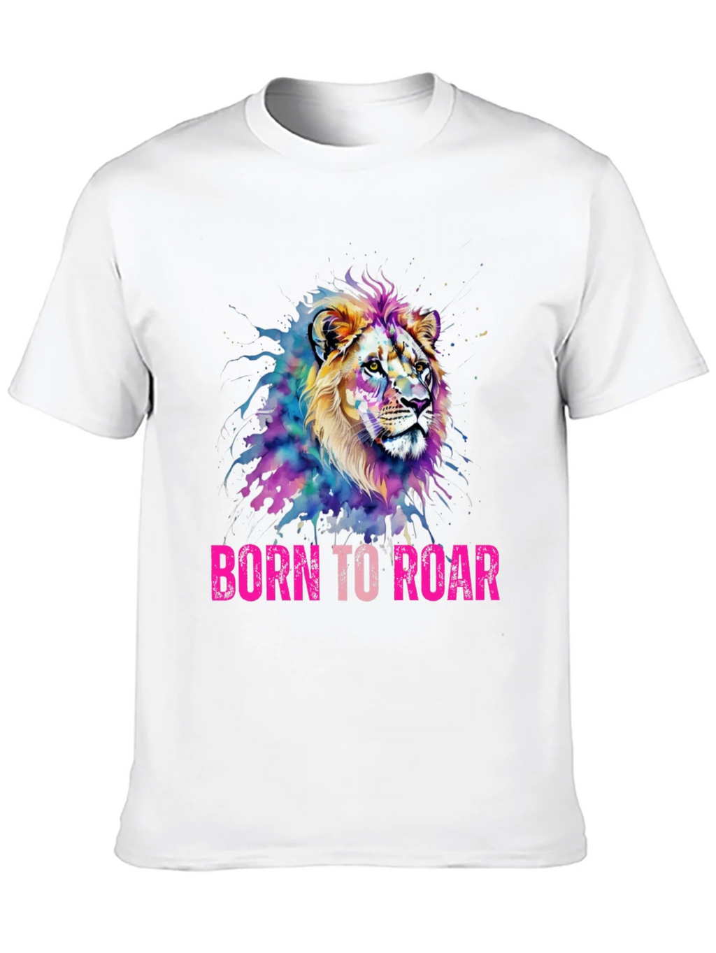 Born to Roar Lion Graphic Tee product image 1