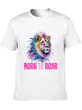 Born to Roar Lion Graphic Tee product image 1