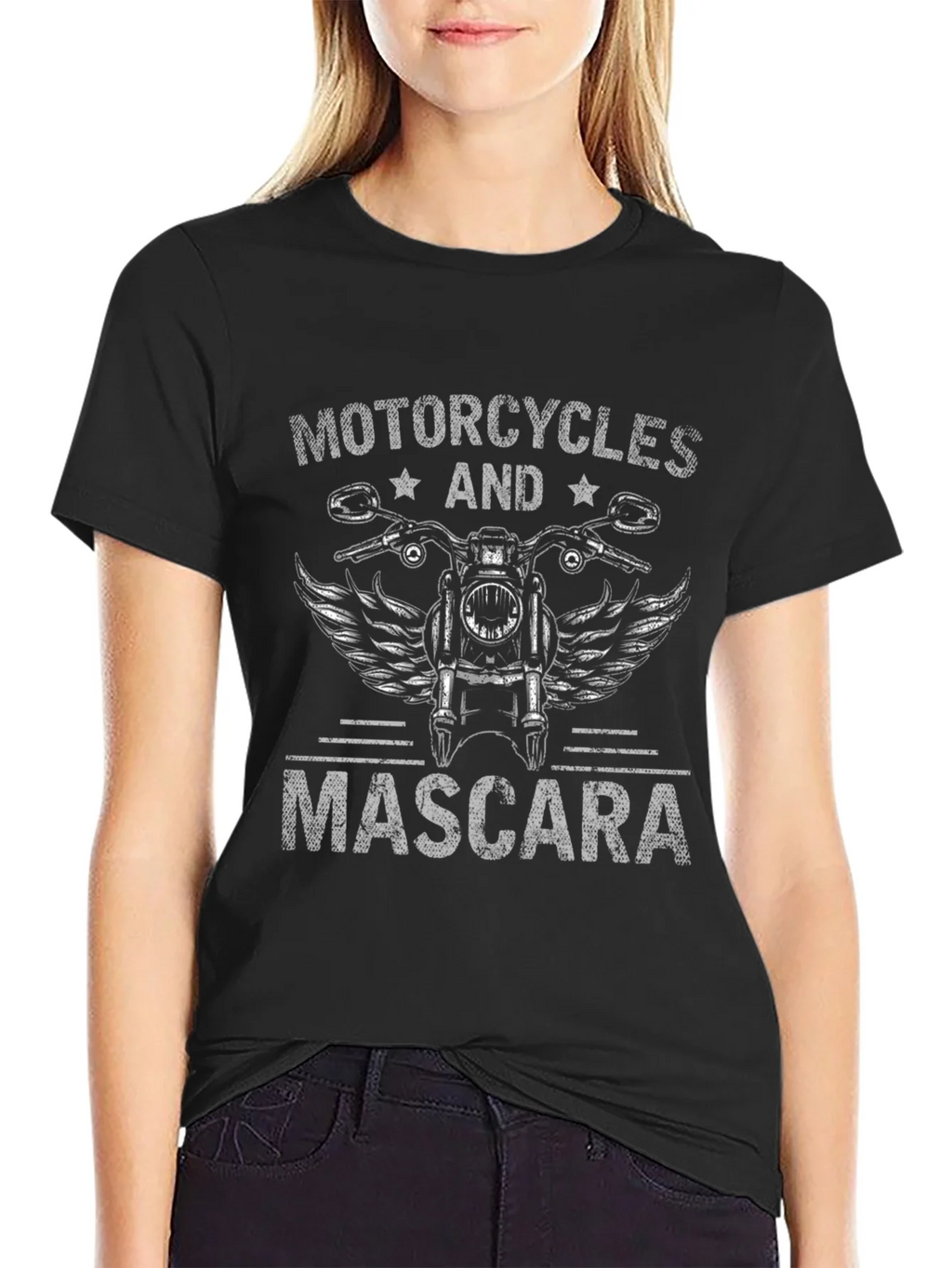 Motorcycles & Mascara Graphic Tee product image 2