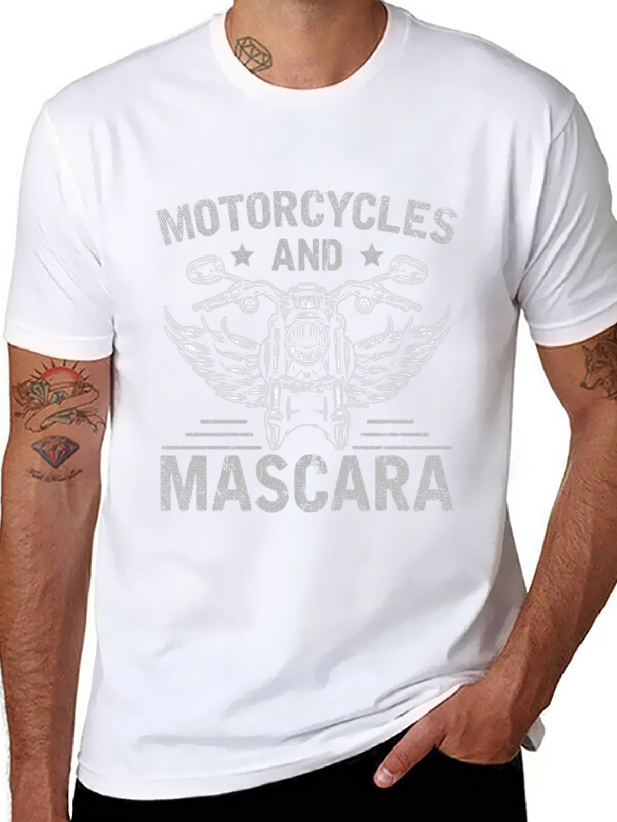 Motorcycles & Mascara Graphic Tee product image 7