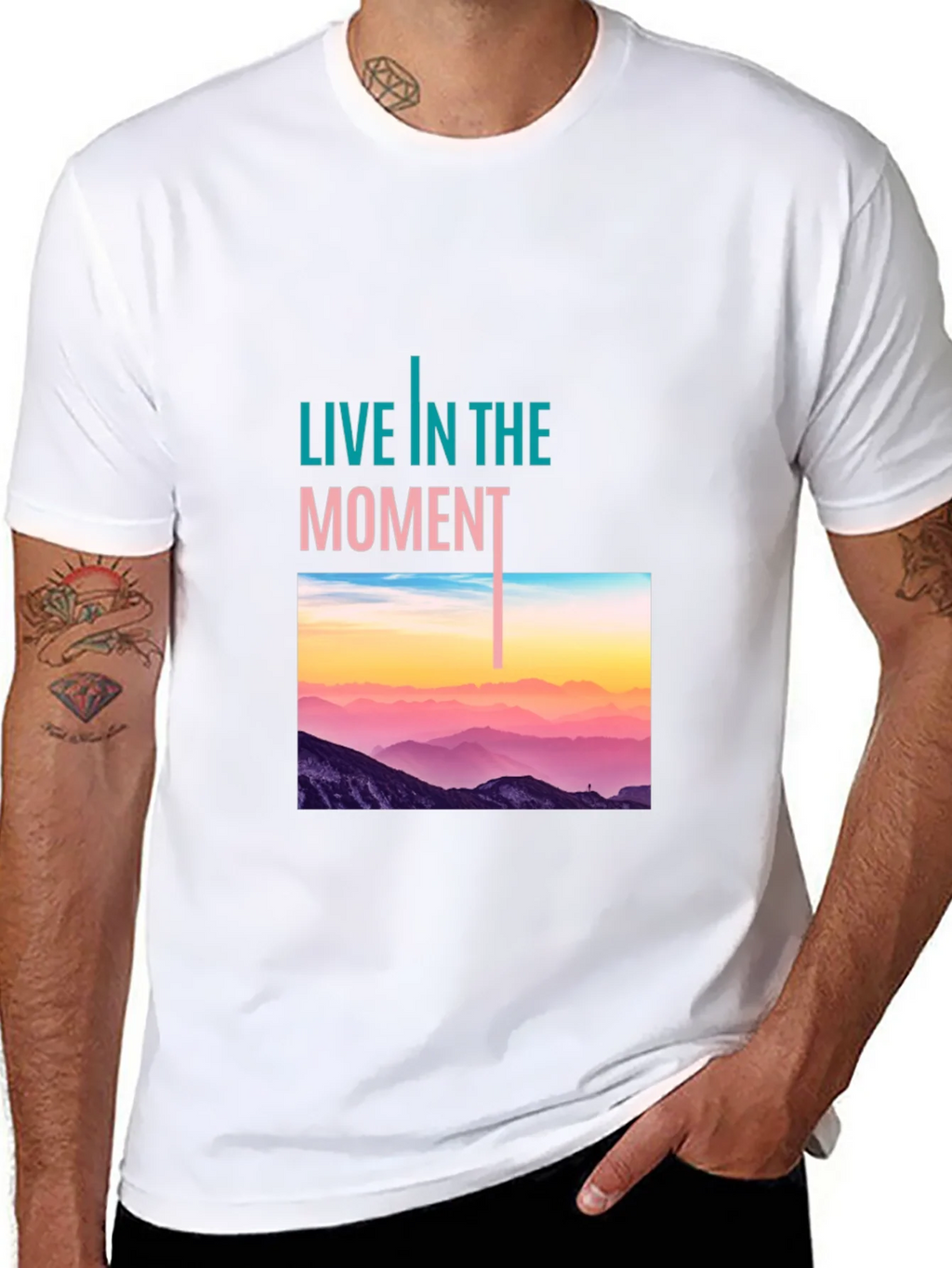Live In The Moment Graphic T-Shirt product image 6