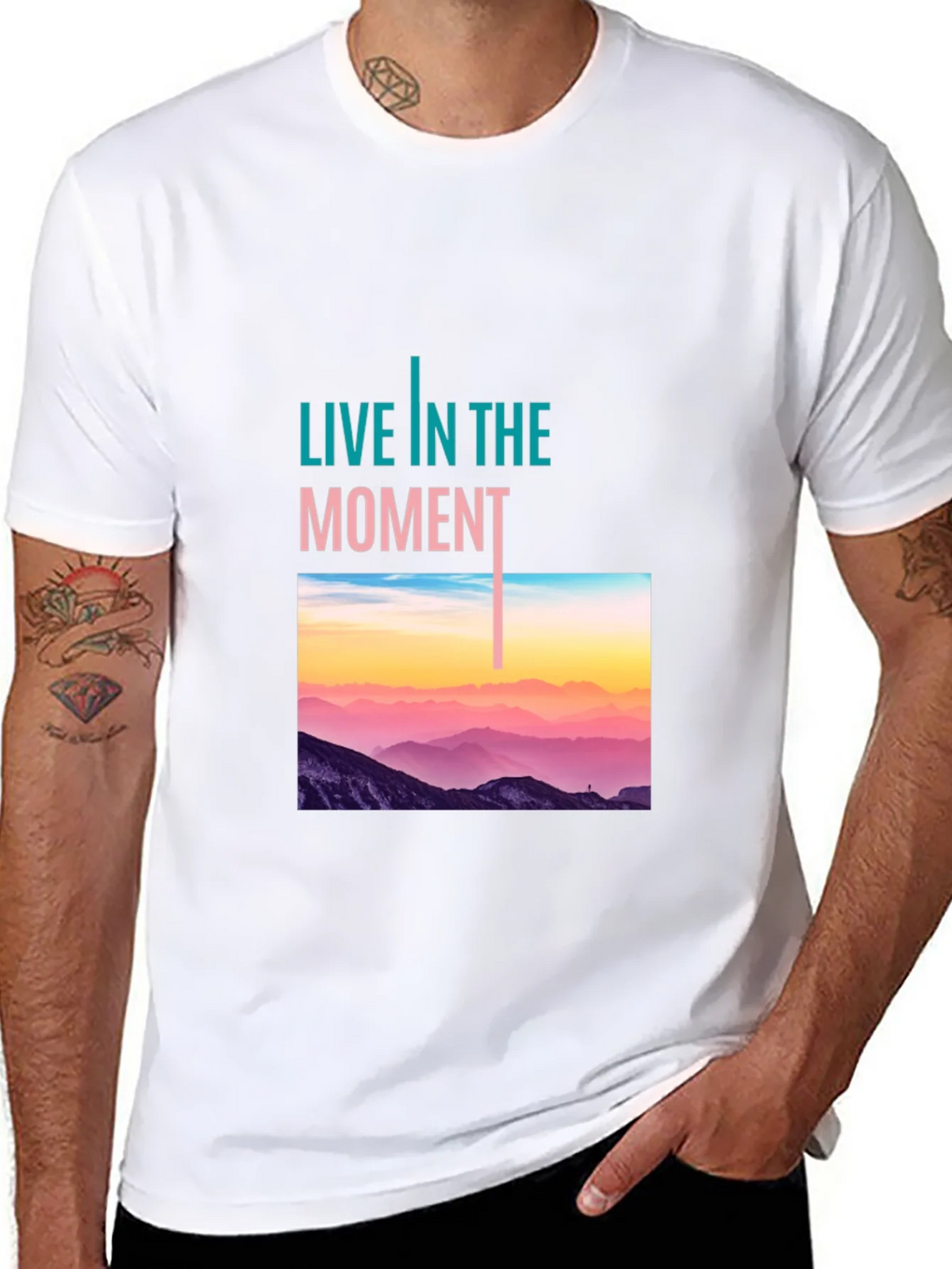 Live In The Moment Graphic T-Shirt product image 6