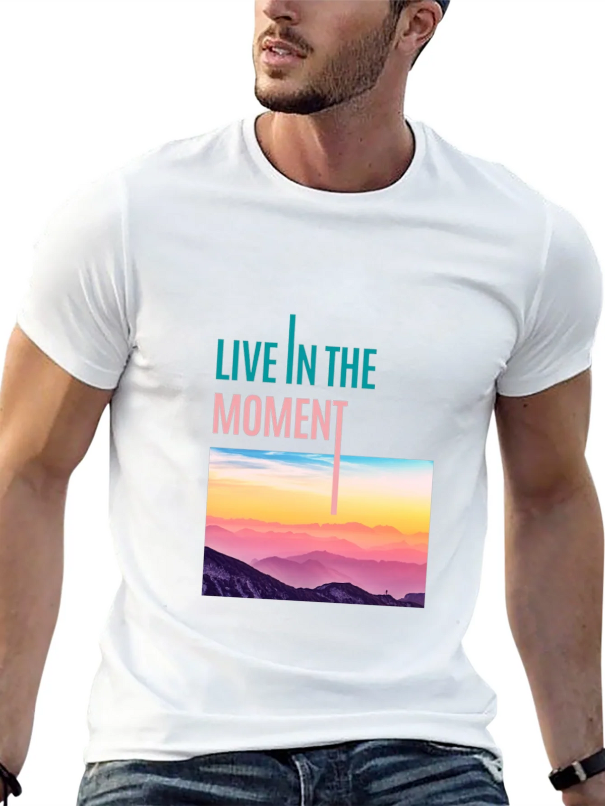 Live In The Moment Graphic T-Shirt product image 10