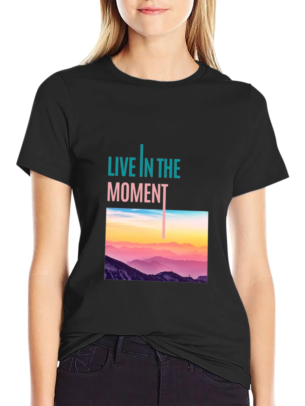 Live In The Moment Graphic T-Shirt product image 2