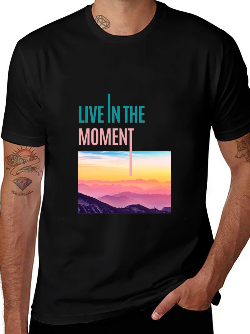 Live In The Moment Graphic T-Shirt product image 1