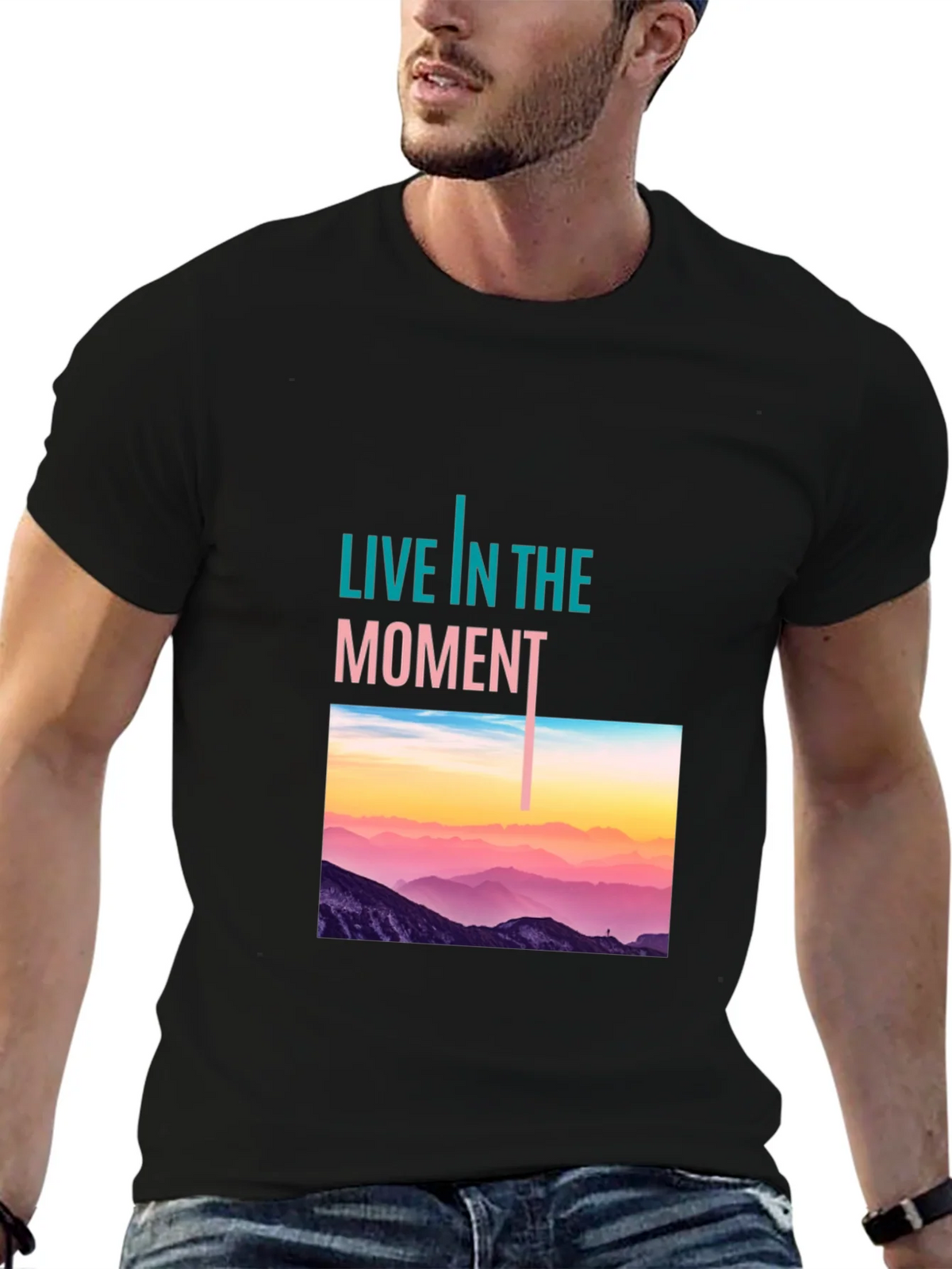 Live In The Moment Graphic T-Shirt product image 5