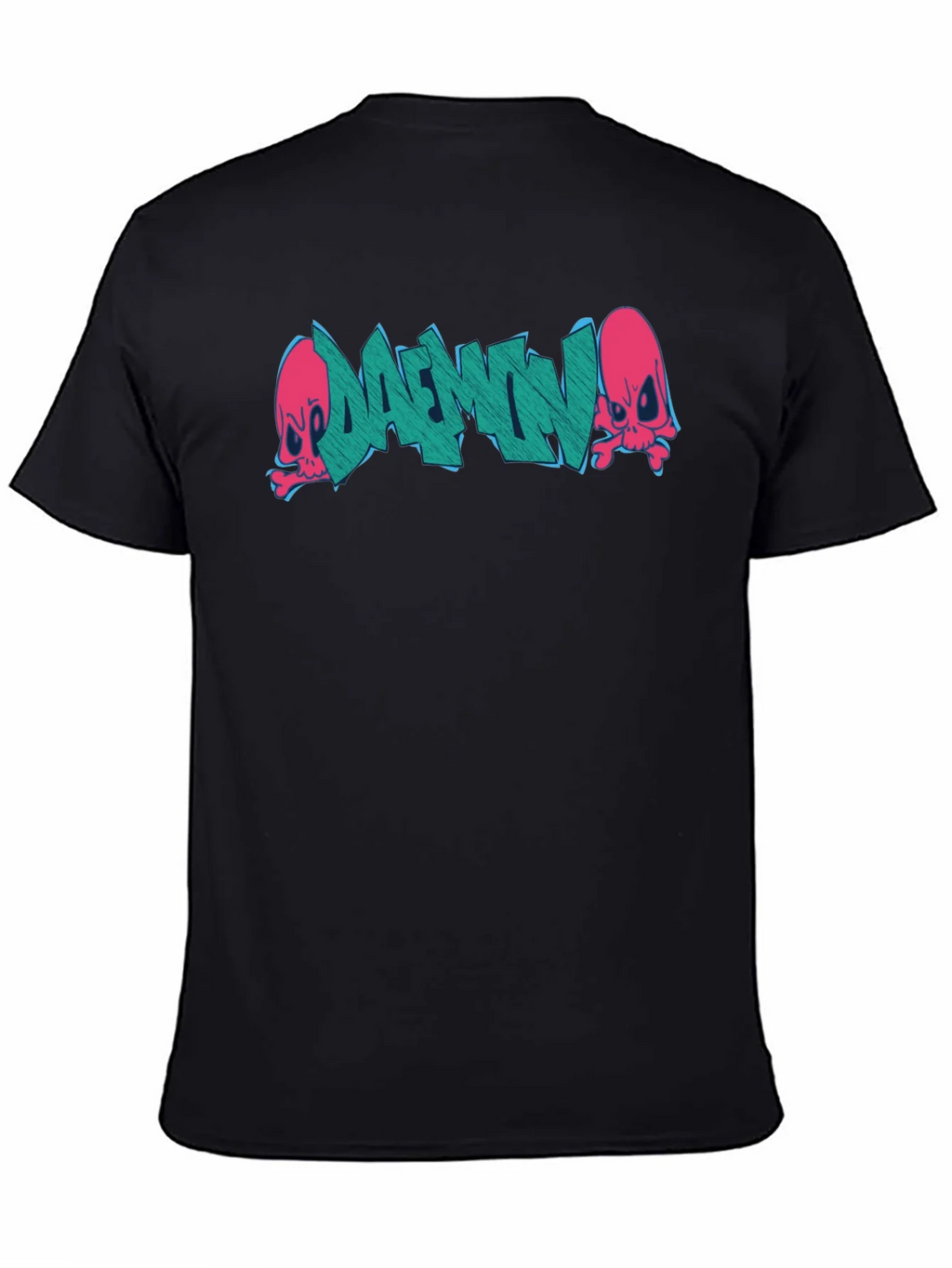 Daemon Graffiti Graphic T-Shirt - Black product image 4