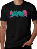Daemon Graffiti Graphic T-Shirt - Black product image 1