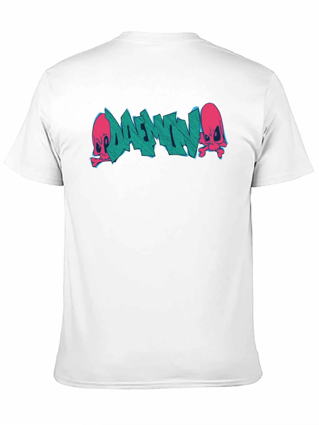 Daemon Graffiti Graphic T-Shirt - Black product image 10