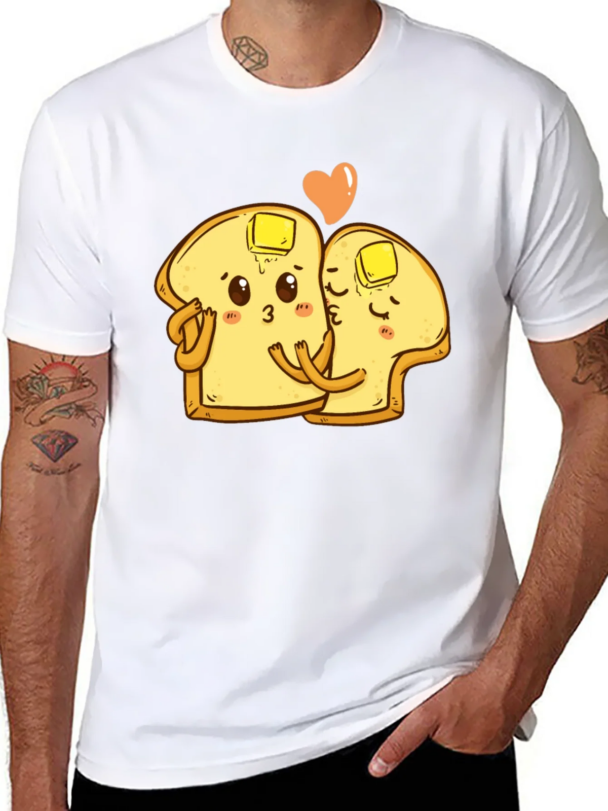 Toast Love Graphic Tee - Cute & Comfy! product image 7