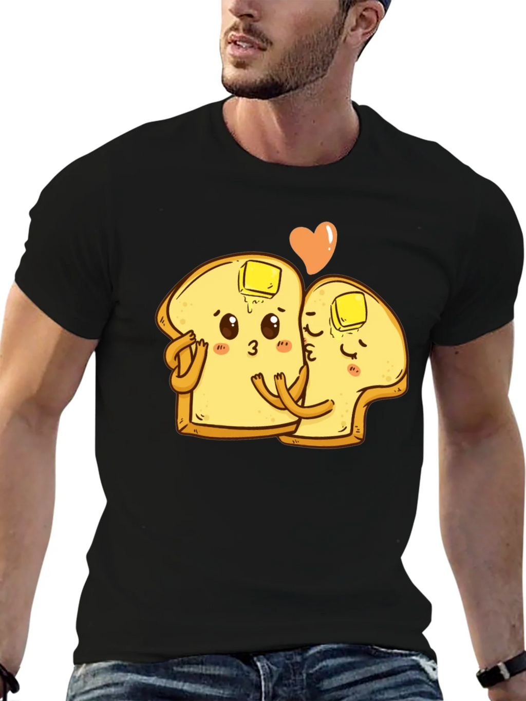 Toast Love Graphic Tee - Cute & Comfy! product image 6