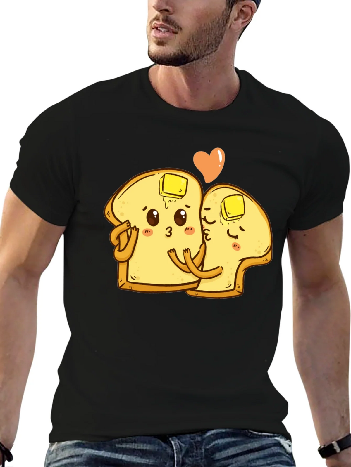 Toast Love Graphic Tee - Cute & Comfy! product image 6