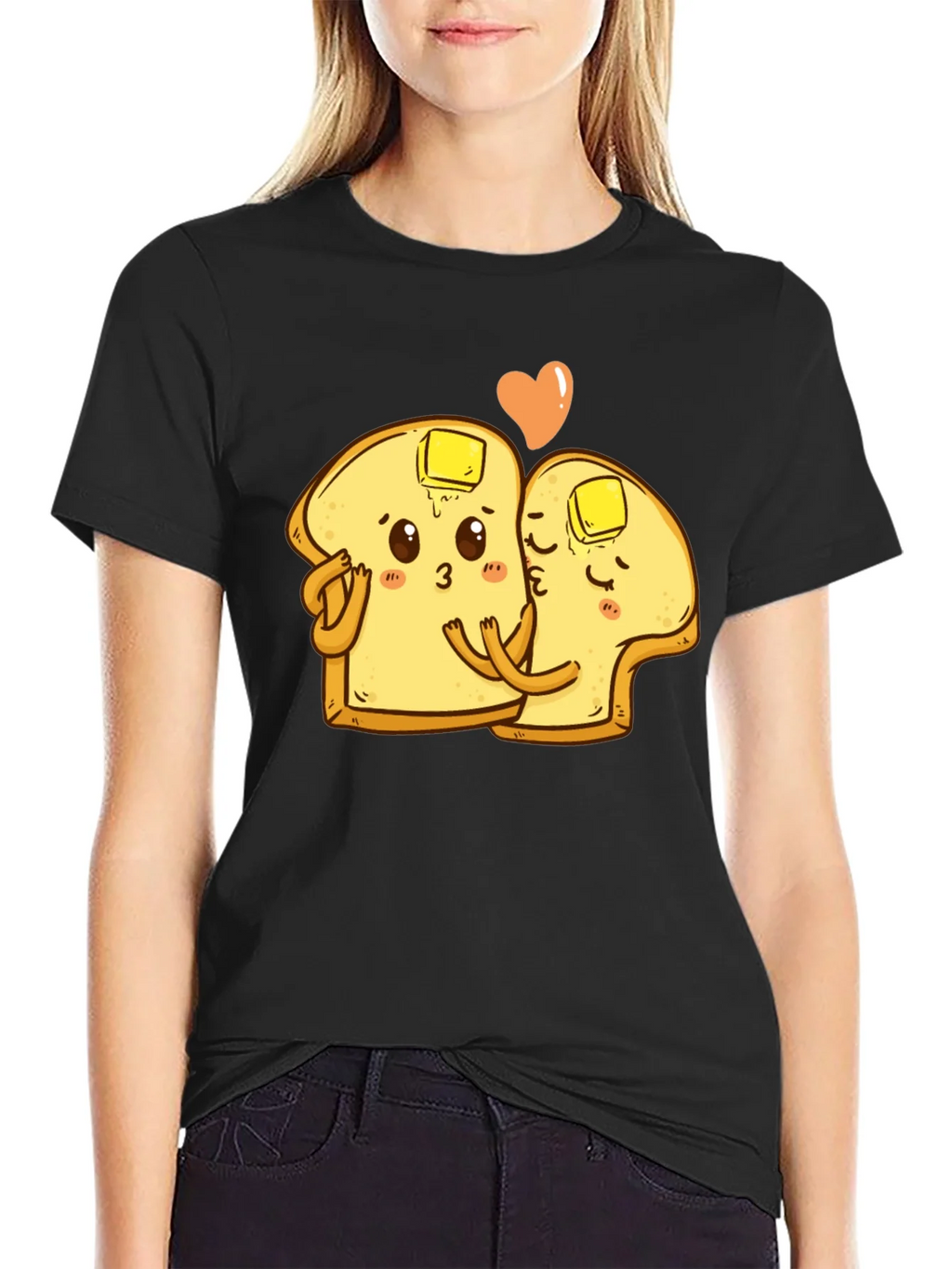 Toast Love Graphic Tee - Cute & Comfy! product image 2