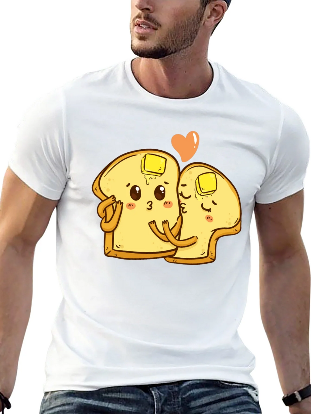 Toast Love Graphic Tee - Cute & Comfy! product image 12