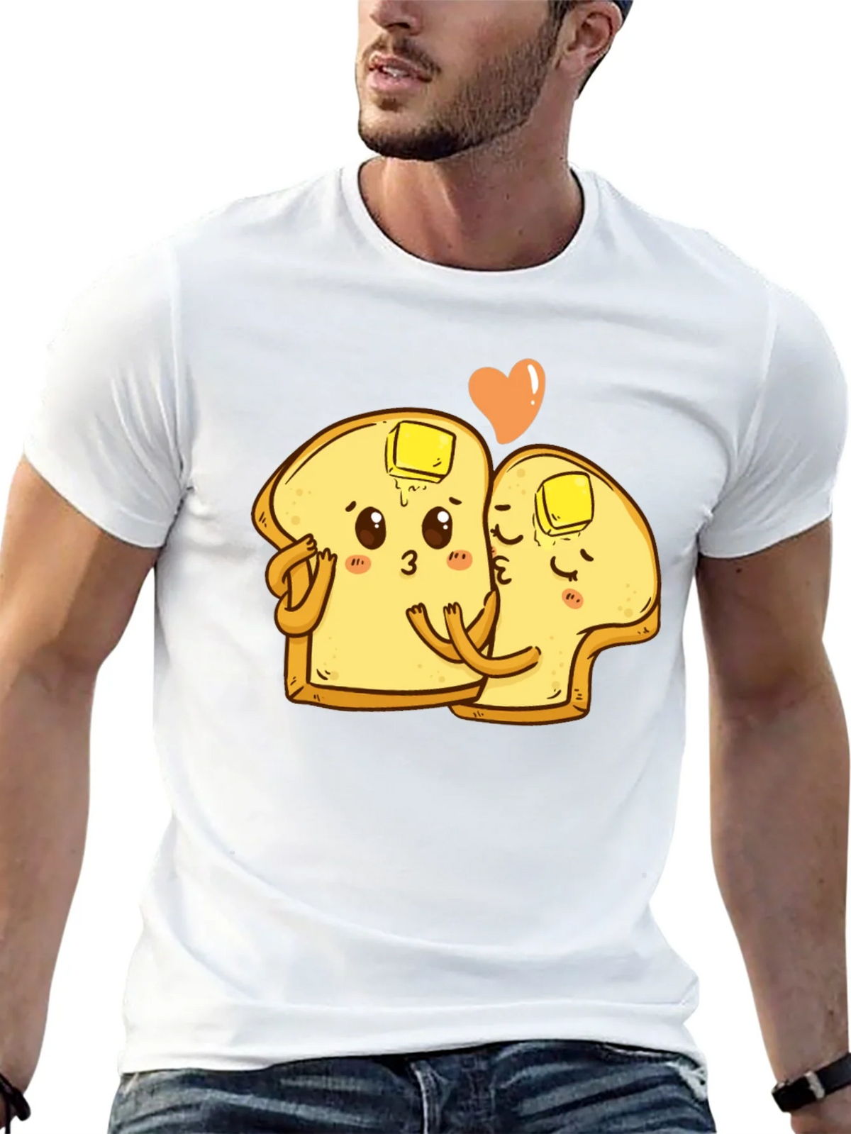 Toast Love Graphic Tee - Cute & Comfy! product image 12