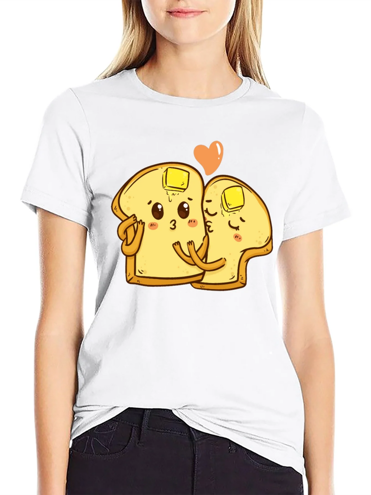 Toast Love Graphic Tee - Cute & Comfy! product image 8