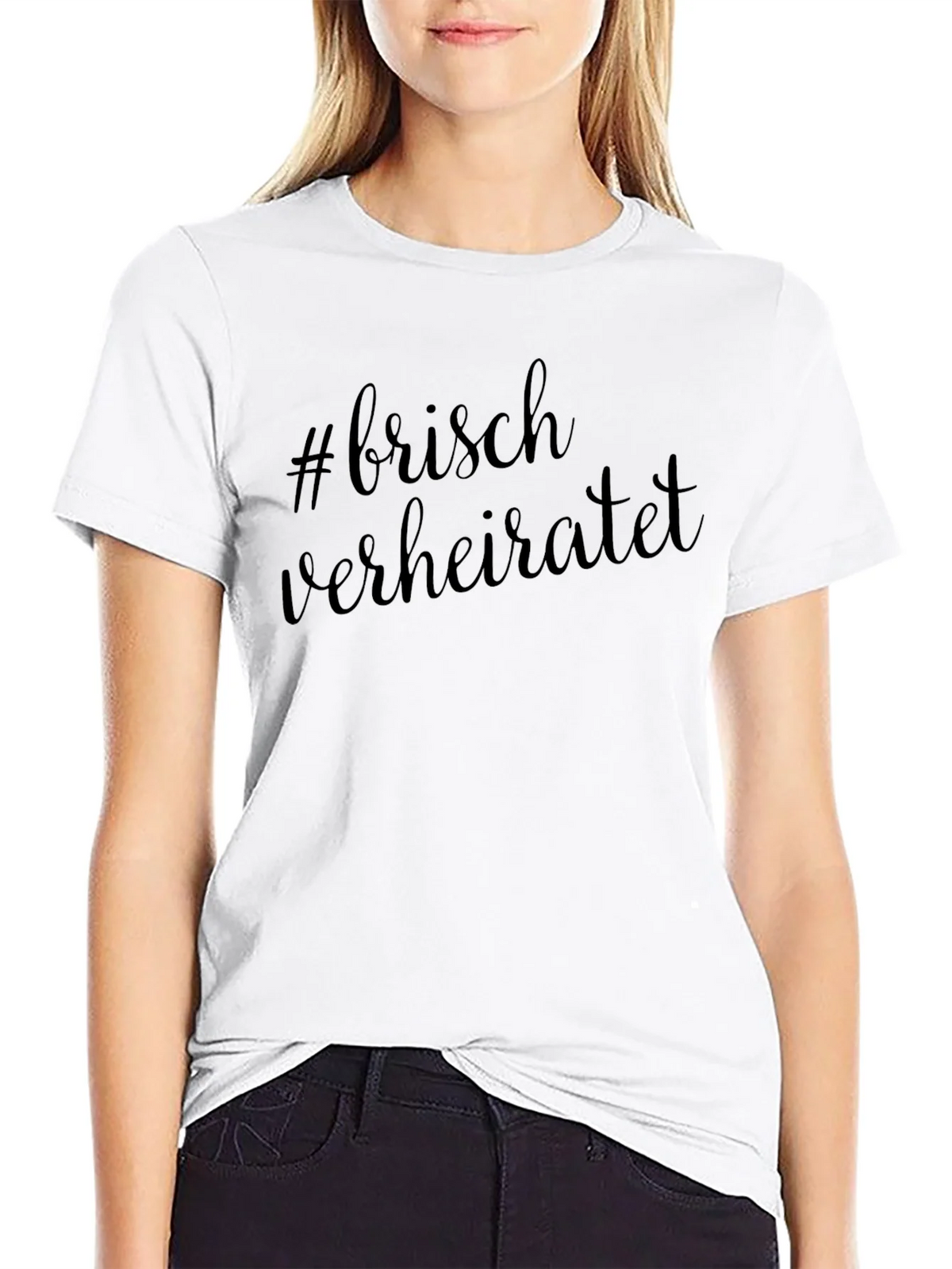 Newlywed Bliss T-Shirt - #frischverheiratet product image 8