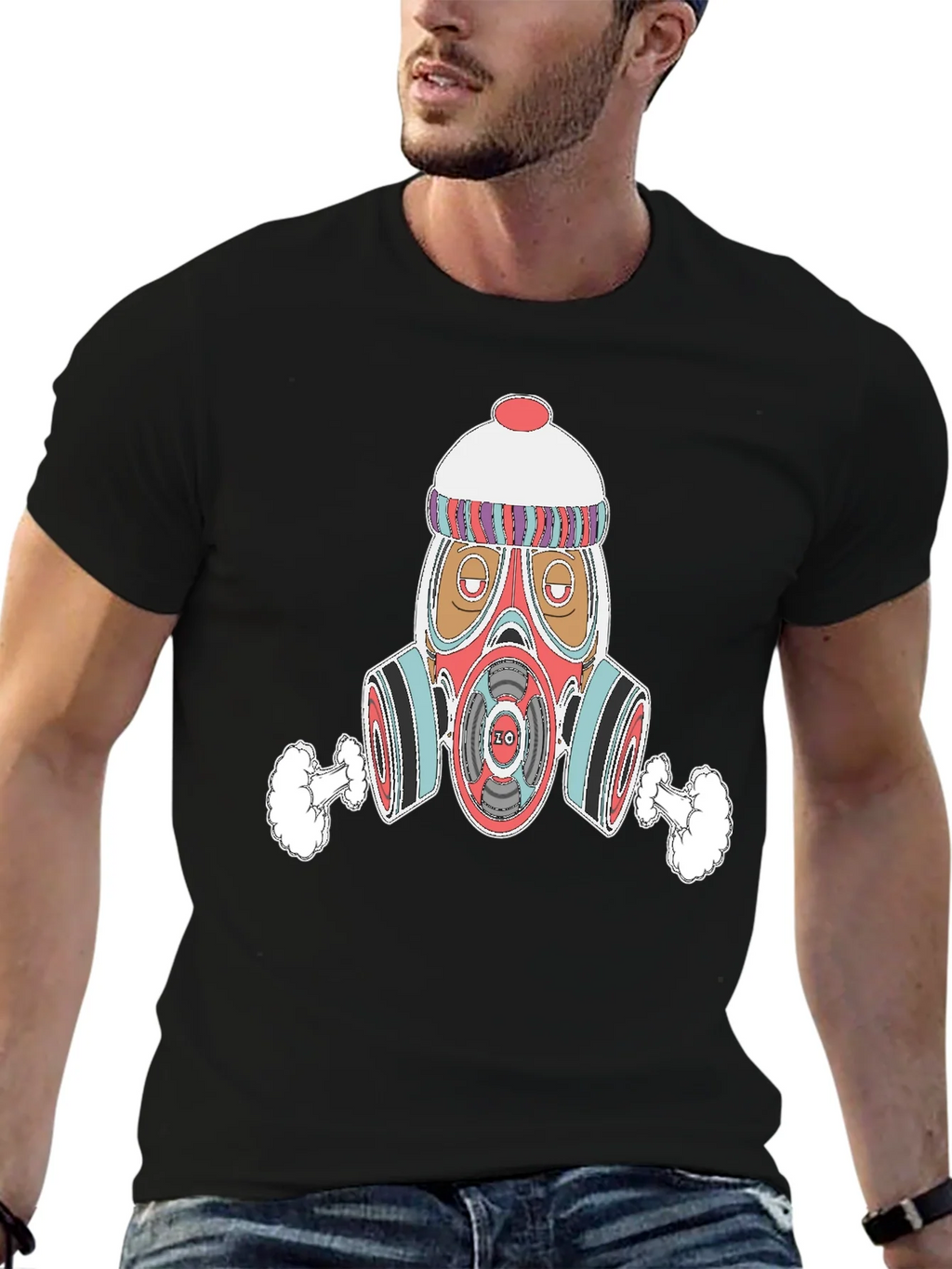 Gas Mask Graphic Tee - Urban Style product image 4