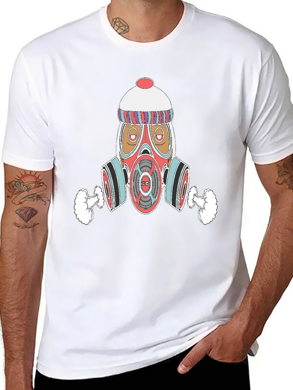 Gas Mask Graphic Tee - Urban Style product image 5