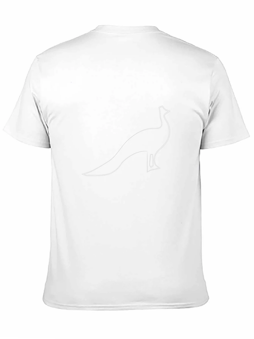 Minimalist Peacock Graphic T-Shirt - Black Cotton Tee product image 10
