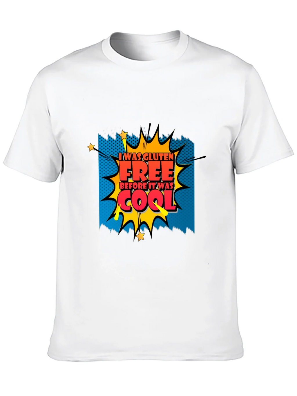 Gluten Free Before It Was Cool Graphic Tee - Black product image 9
