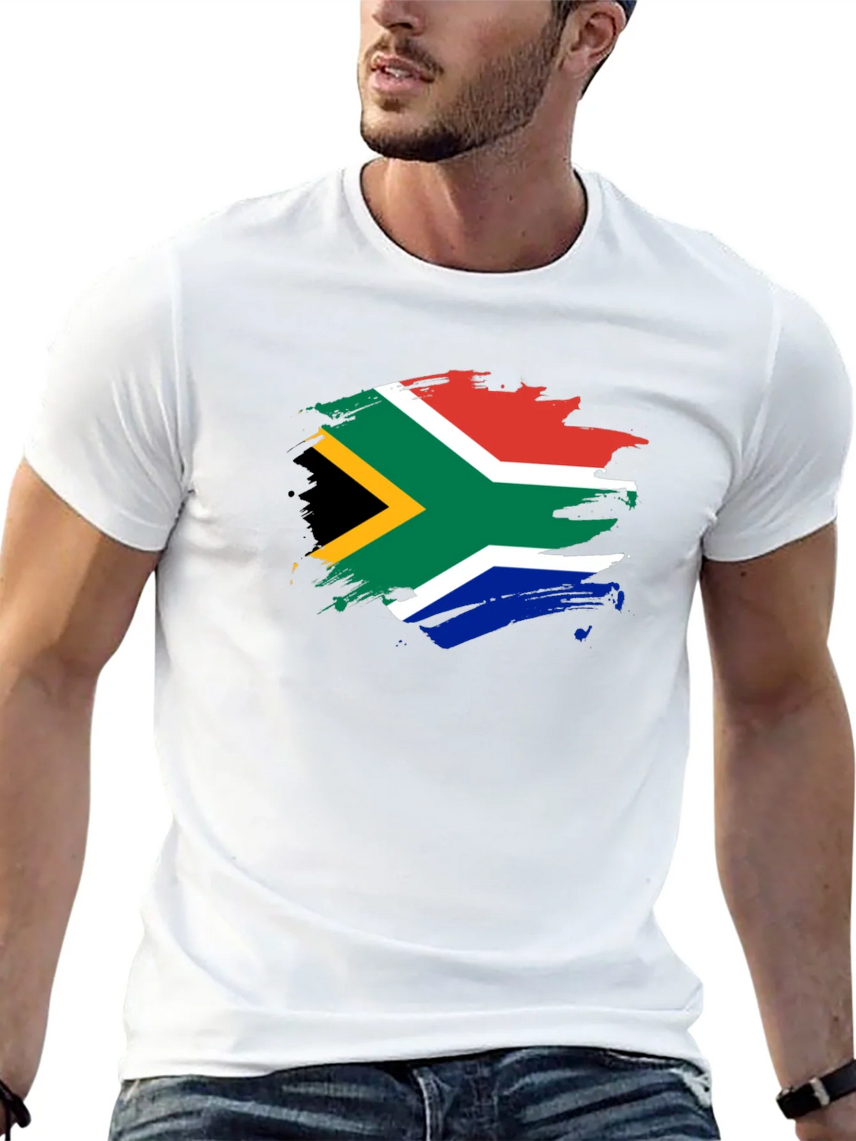 South Africa Flag T-Shirt - Mens product image 12