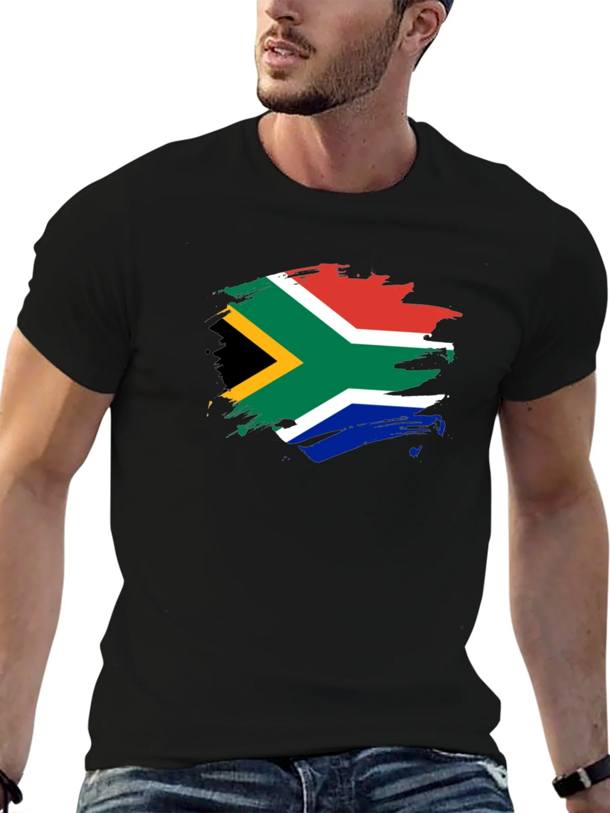 South Africa Flag T-Shirt - Mens product image 6