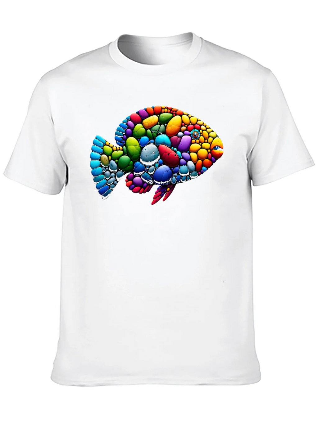 Colorful Fish Graphic T-Shirt product image 8