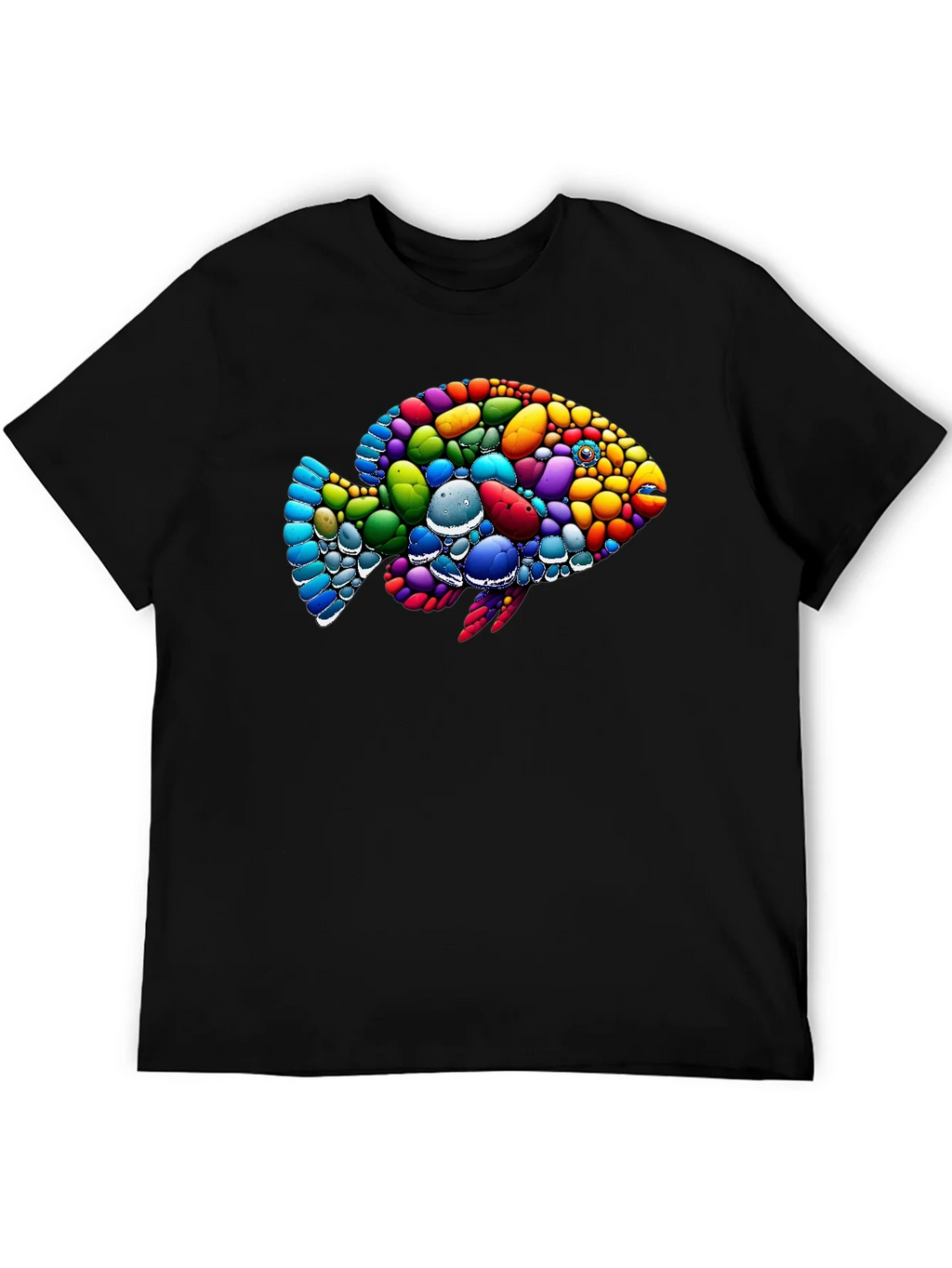 Colorful Fish Graphic T-Shirt product image 5